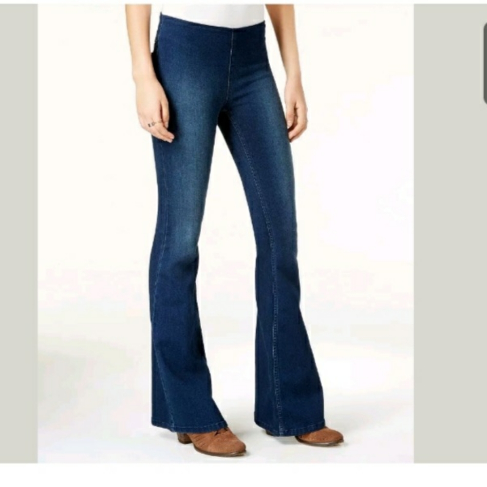 FREE PEOPLE GUMMY FLARE JEANS SZ 25